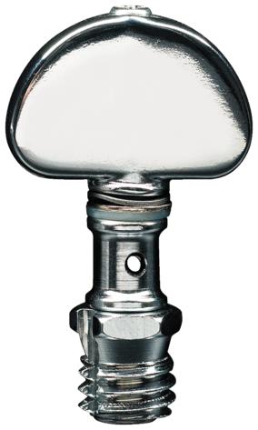 118C Perma Tension Banjo 5th String Peg with Metal Button - Chrome