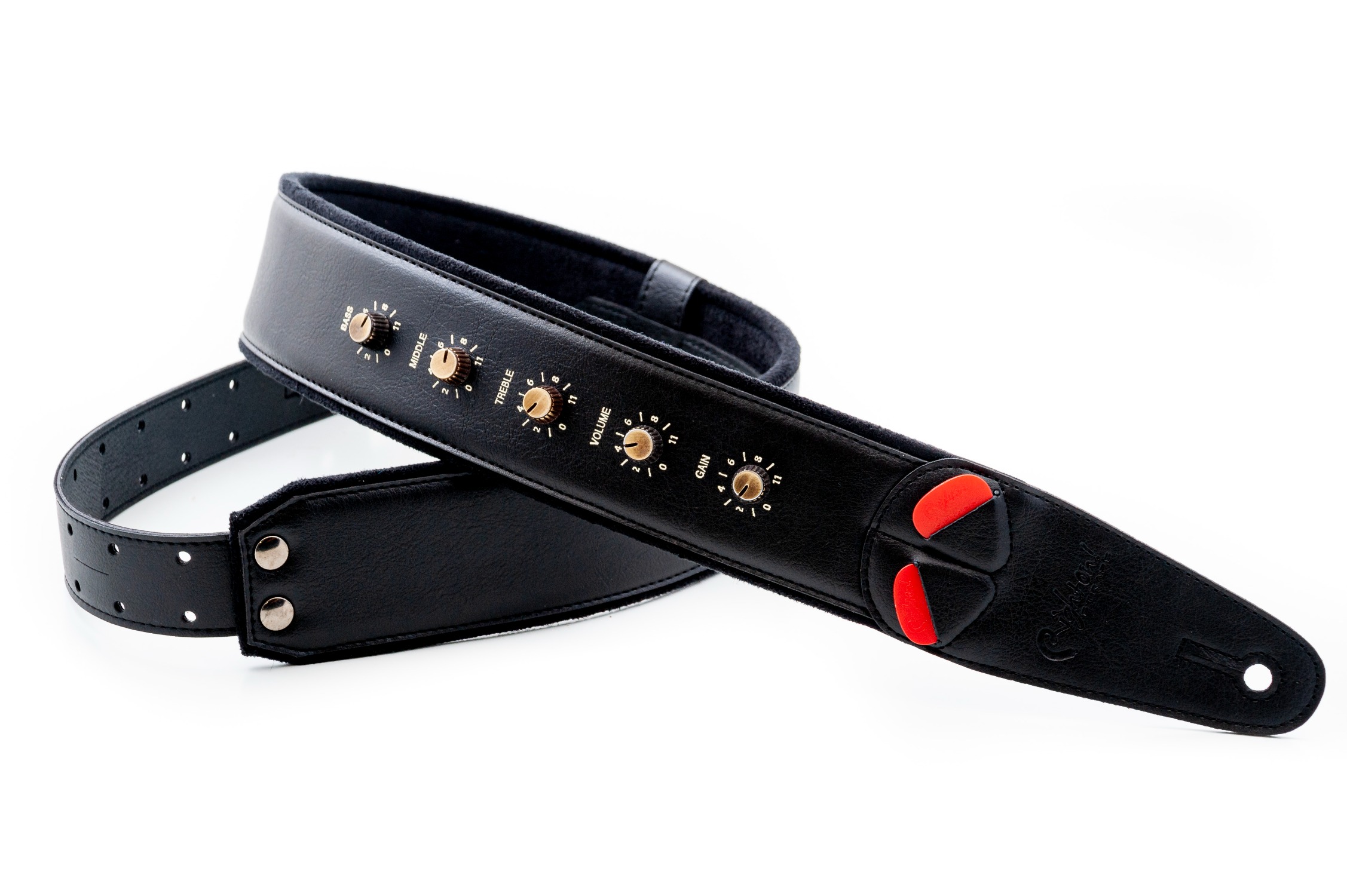 Spinal Tap Black Guitar Strap 
