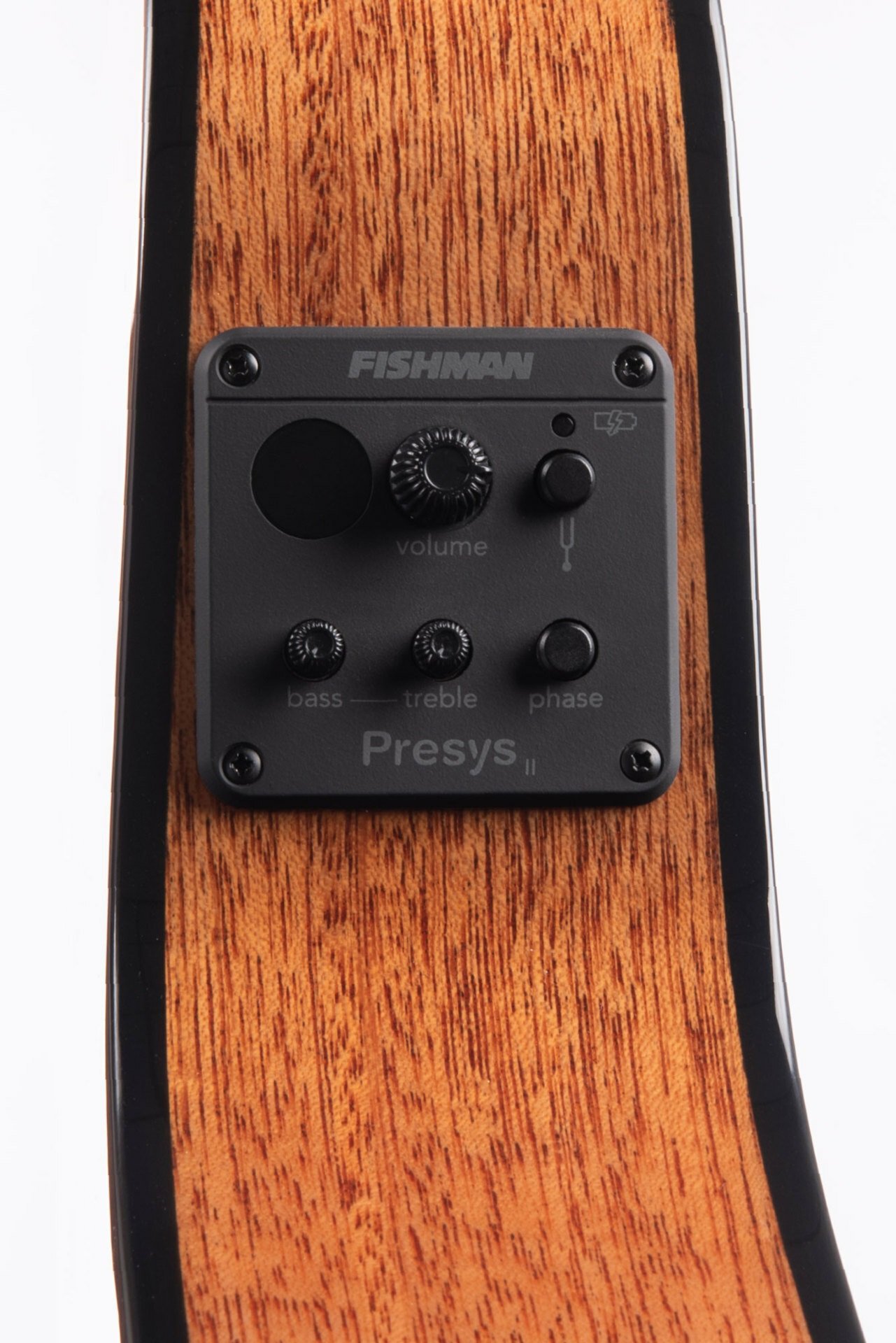 Kala KA-GTR-MTN-E - Solid Mahogany Thinline Nylon Guitar, with Bag