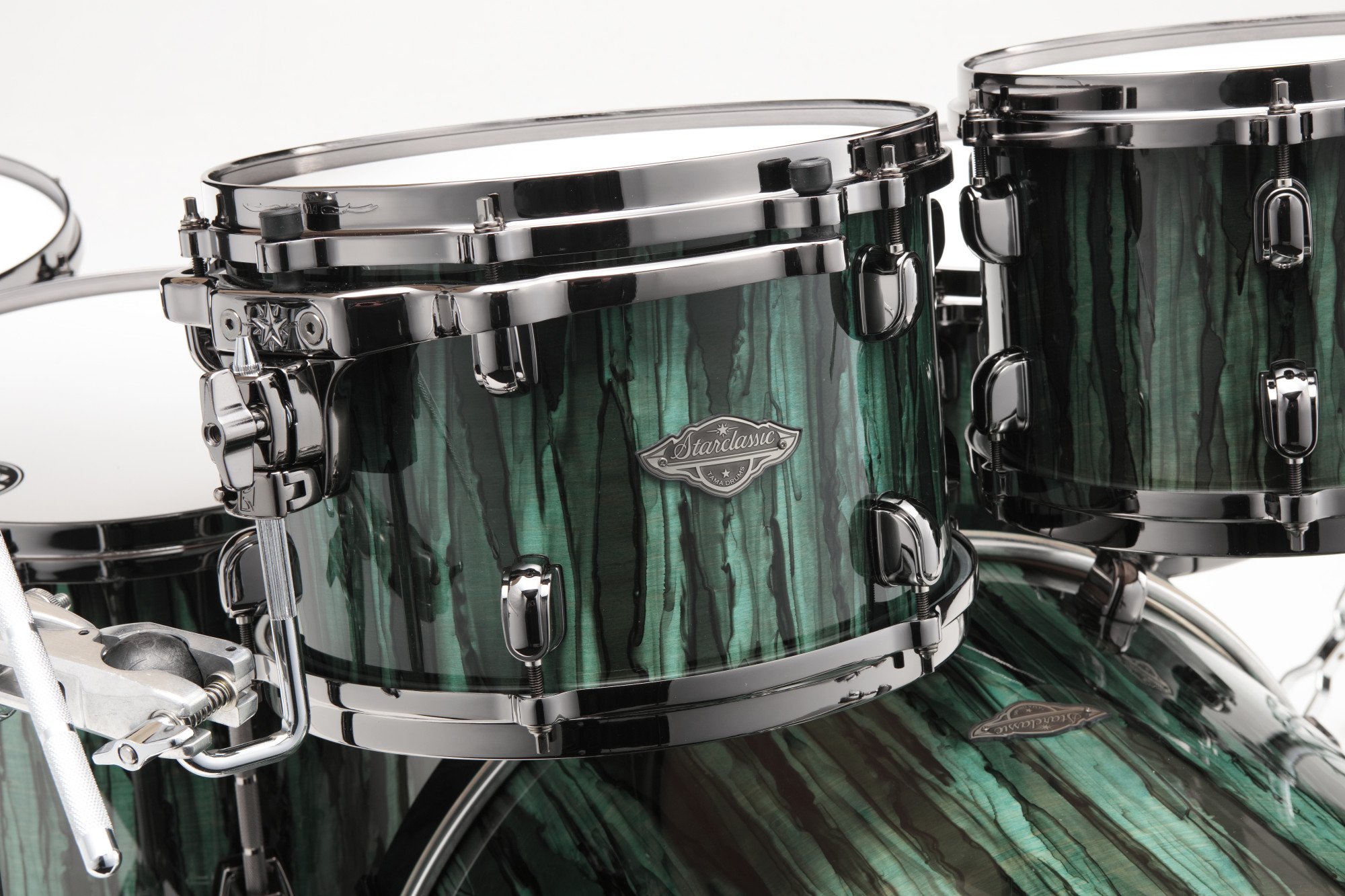 Starclassic Performer Shell Kit 5 teilig - Green Grove Aurora/Black  Nickel HW