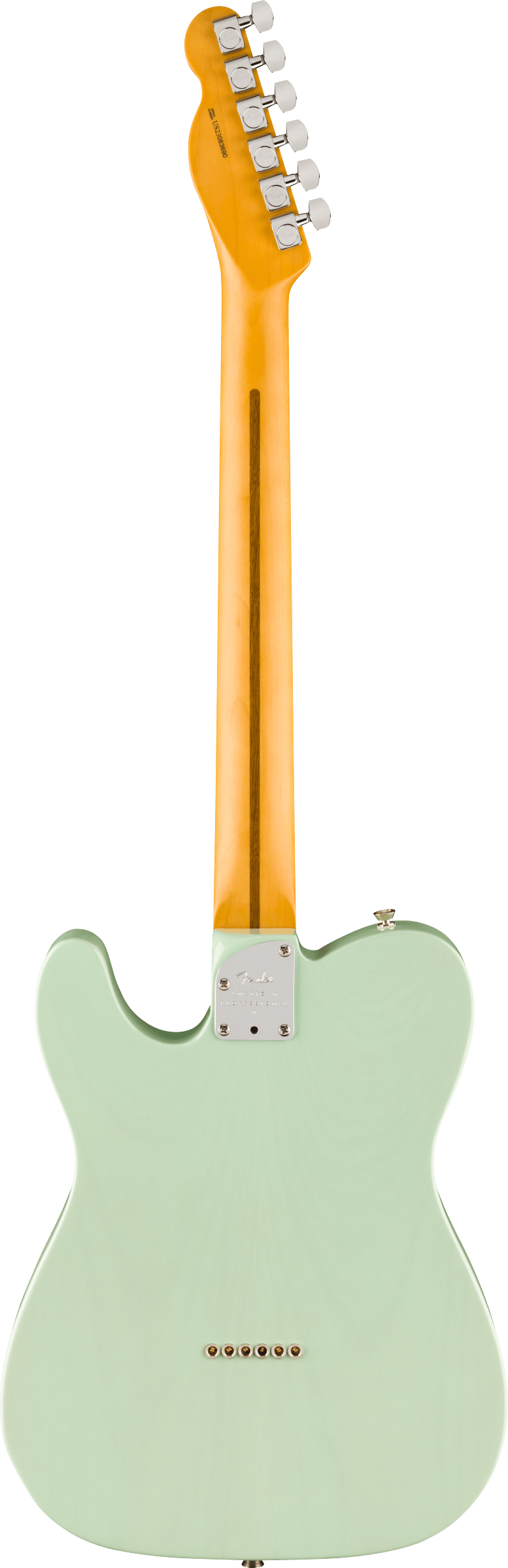 American Professional II Telecaster® Thinline, Maple Fingerboard, Transparent Surf Green