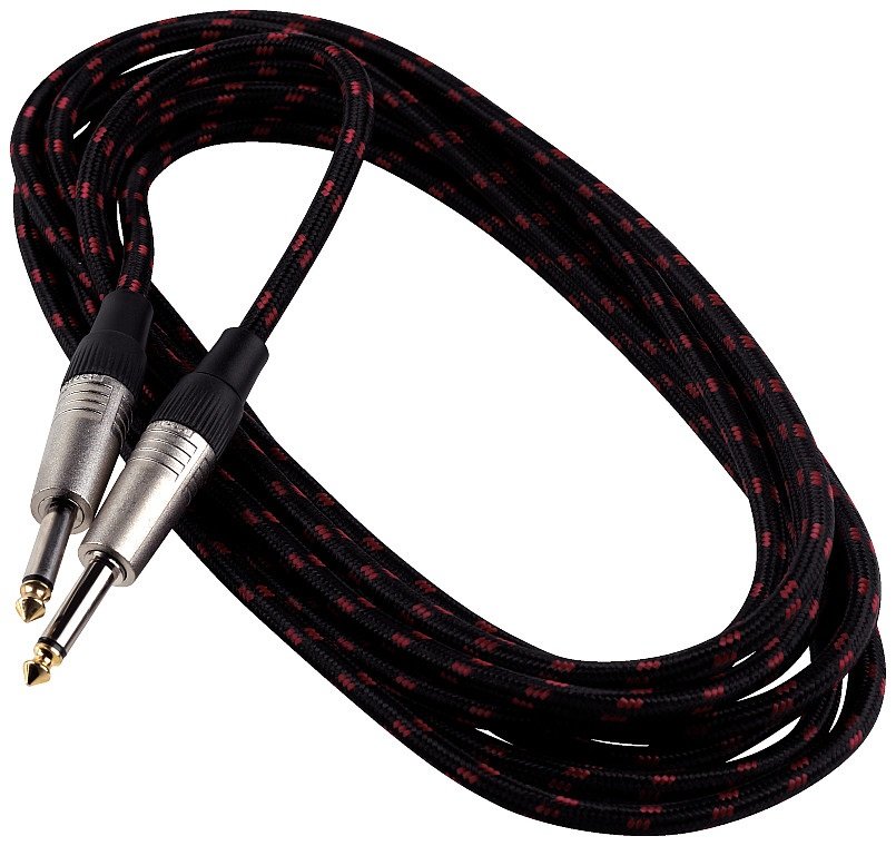 Instrument Cable, 3m/10 ft,straight
RCL 30203 Instrumentenkabel 3m Schwarz