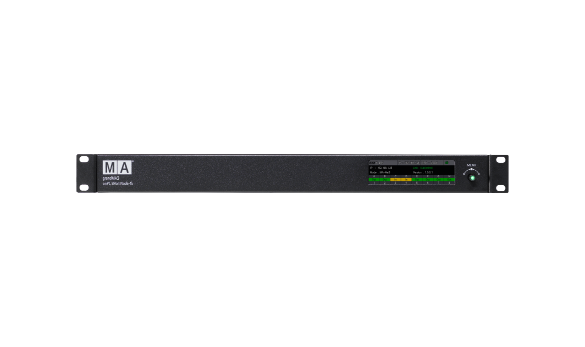 grandMA3  onPC 8Port Node 4k PoE
