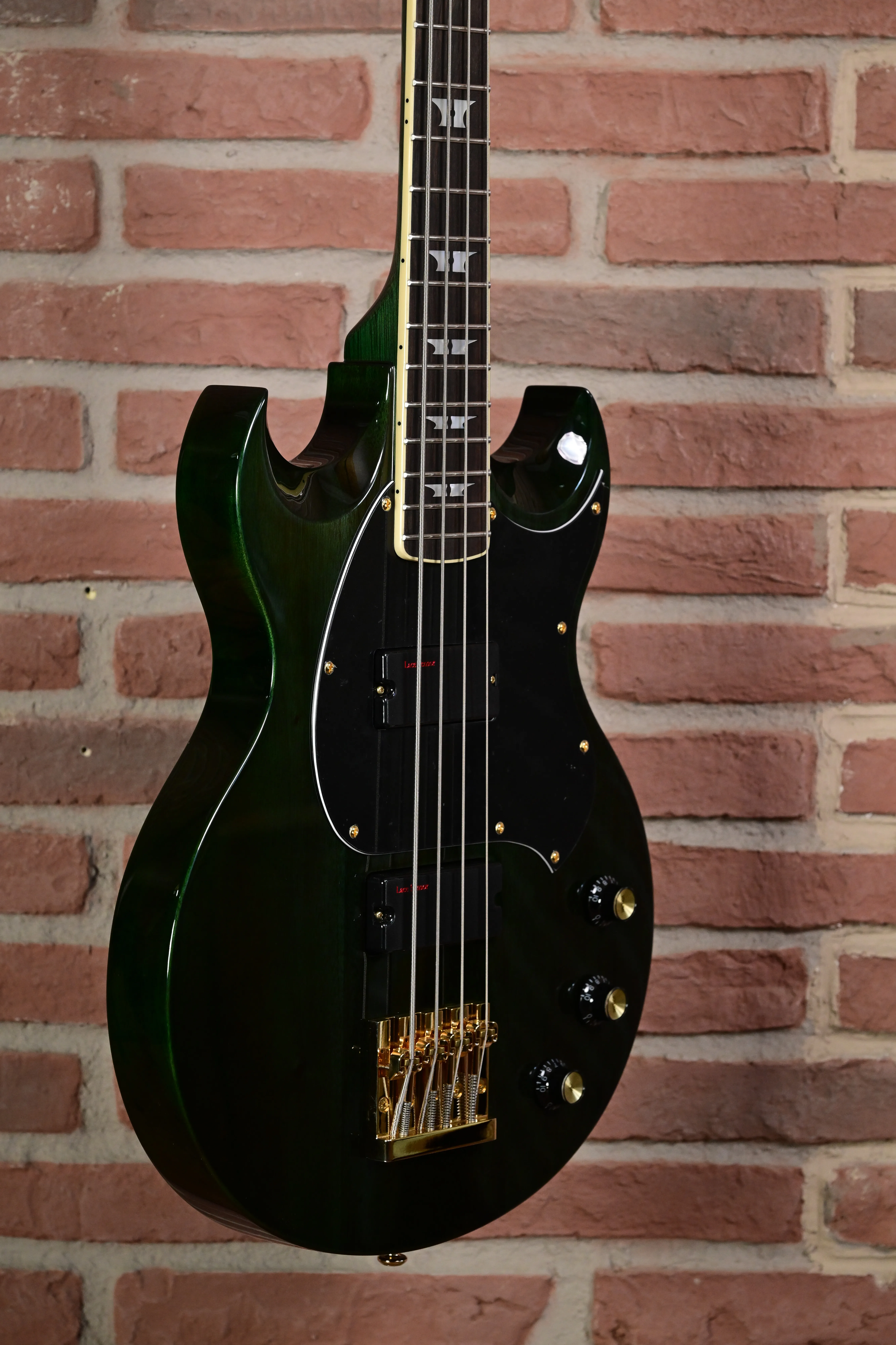 Warlord Bass Transparent Emrald  Green