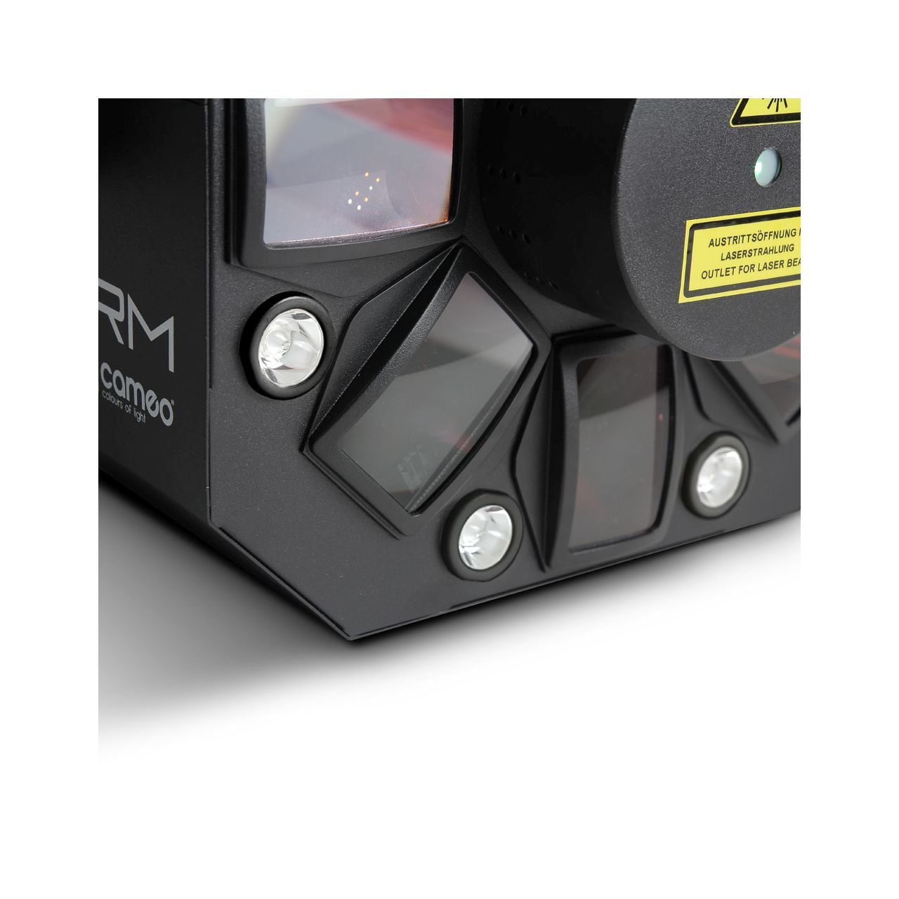 Cameo STORM - 3 in 1 Lichteffekt, 5 x 3W RGBWA Derby, Strobe und Grating Laser