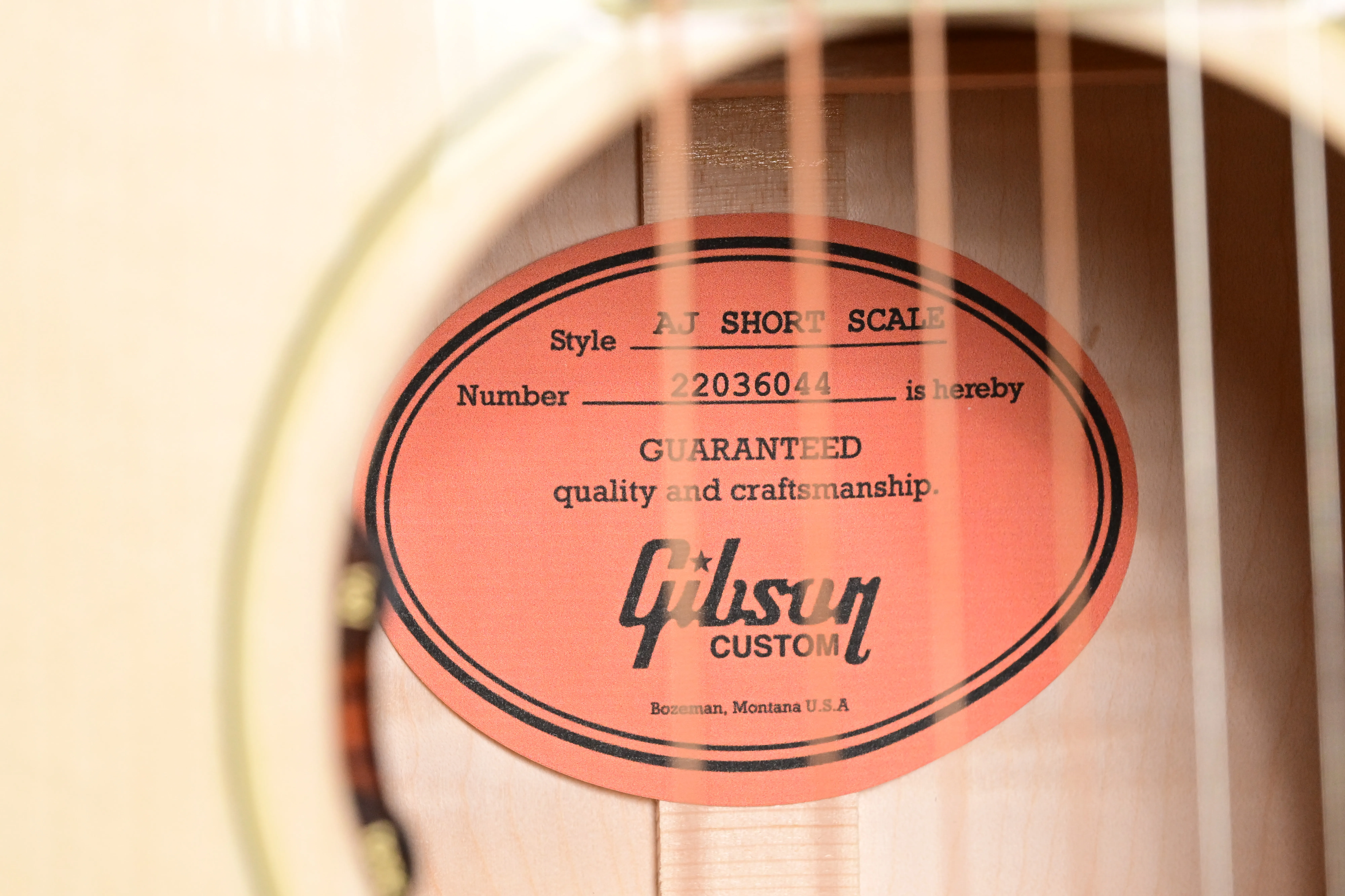 Advanced Jumbo Standard Maple M2M Custom Shop Westerngitarre