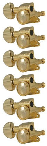 505GL6 Mini Roto-Grip Locking Rotomatics - Guitar Machine Heads, 6-in-Line, Lefthand, Treble Side (R