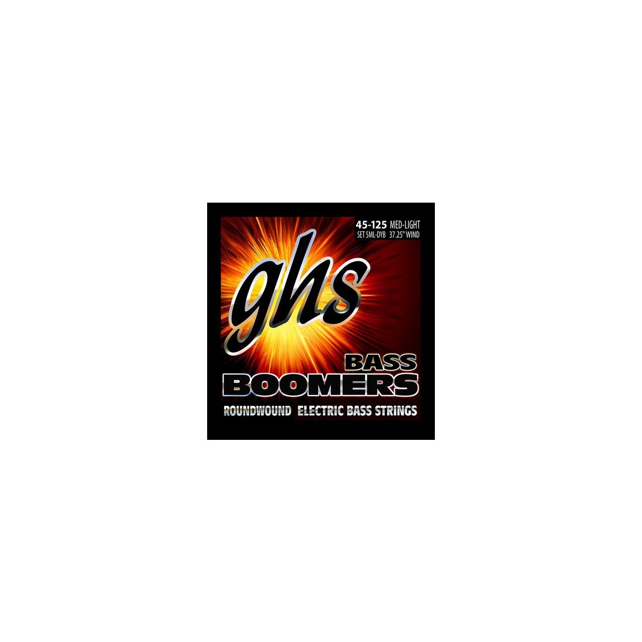 Bass Boomers - Bass String Set, 5-String, Medium Light , .045-.125"