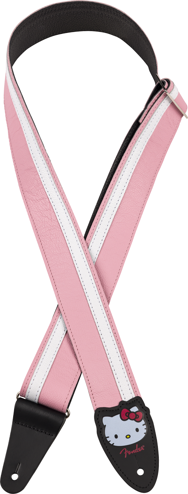 Hello Kitty Pink Leather  Strap 2"