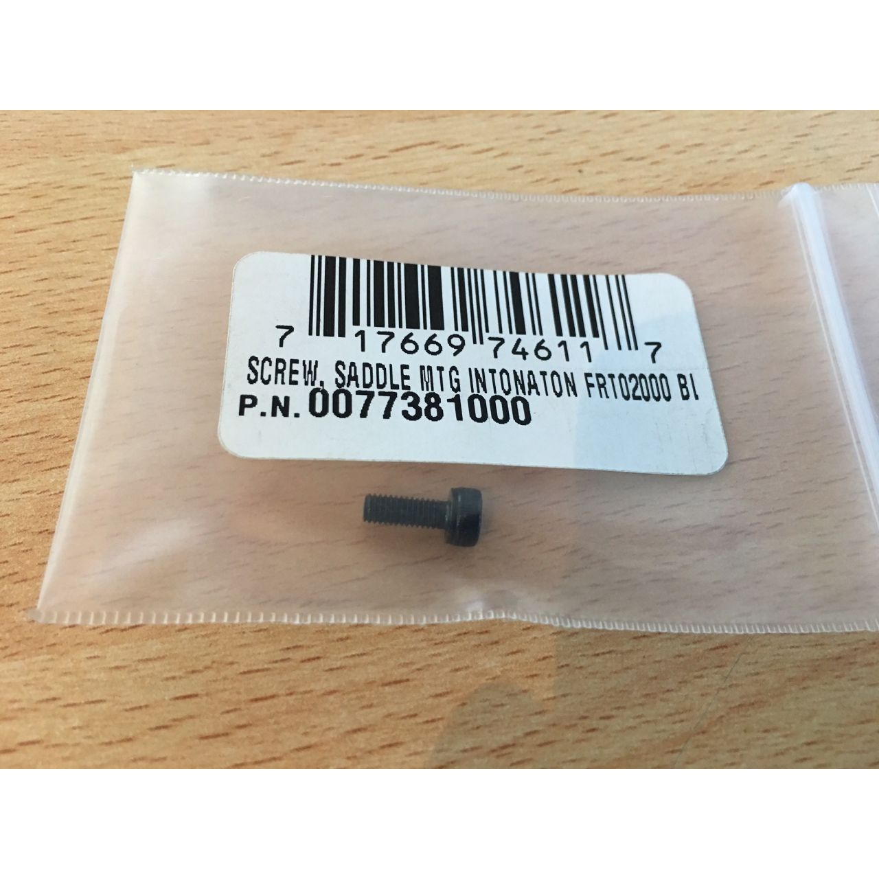 Intonationsschraube für Flyod Rose FRT2000, schwarz