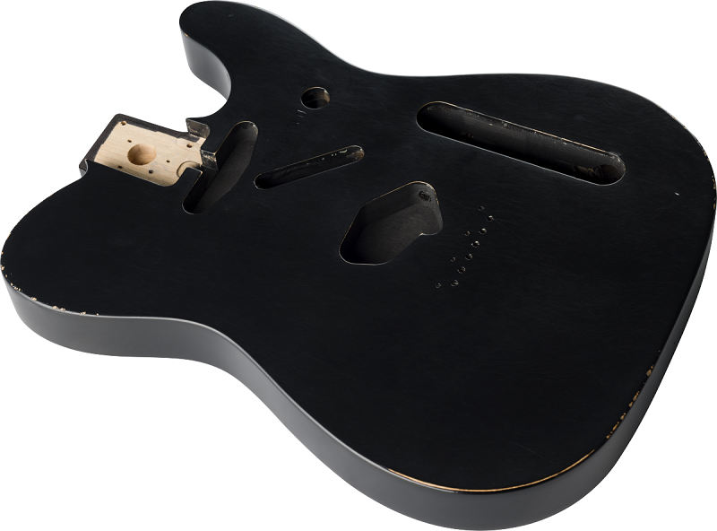 Road Worn 50s Telecaster  SS Alder Body Black