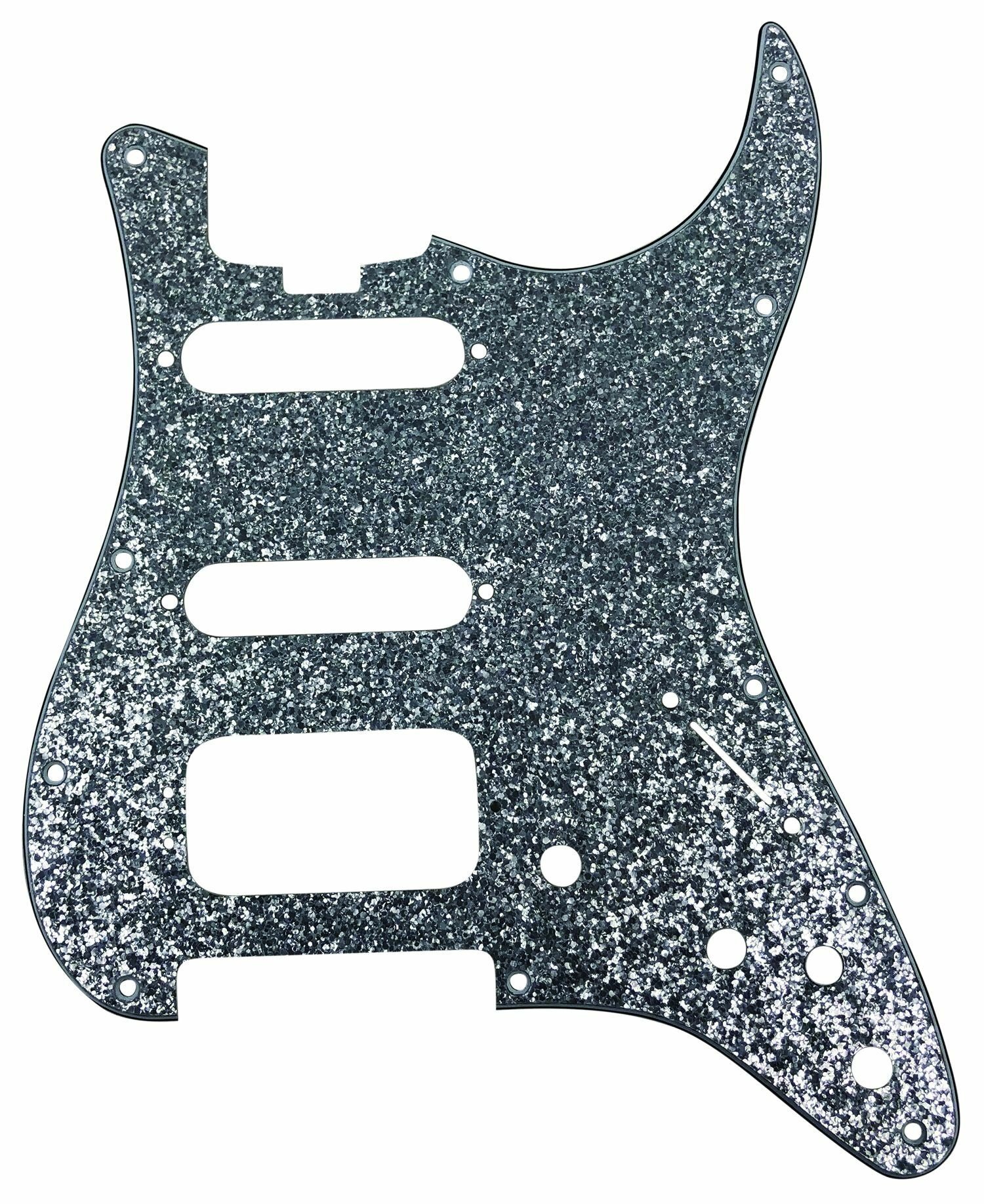 ST-Style HSS Pickguard (DPP ST SIS HSS), Silver Sparkle