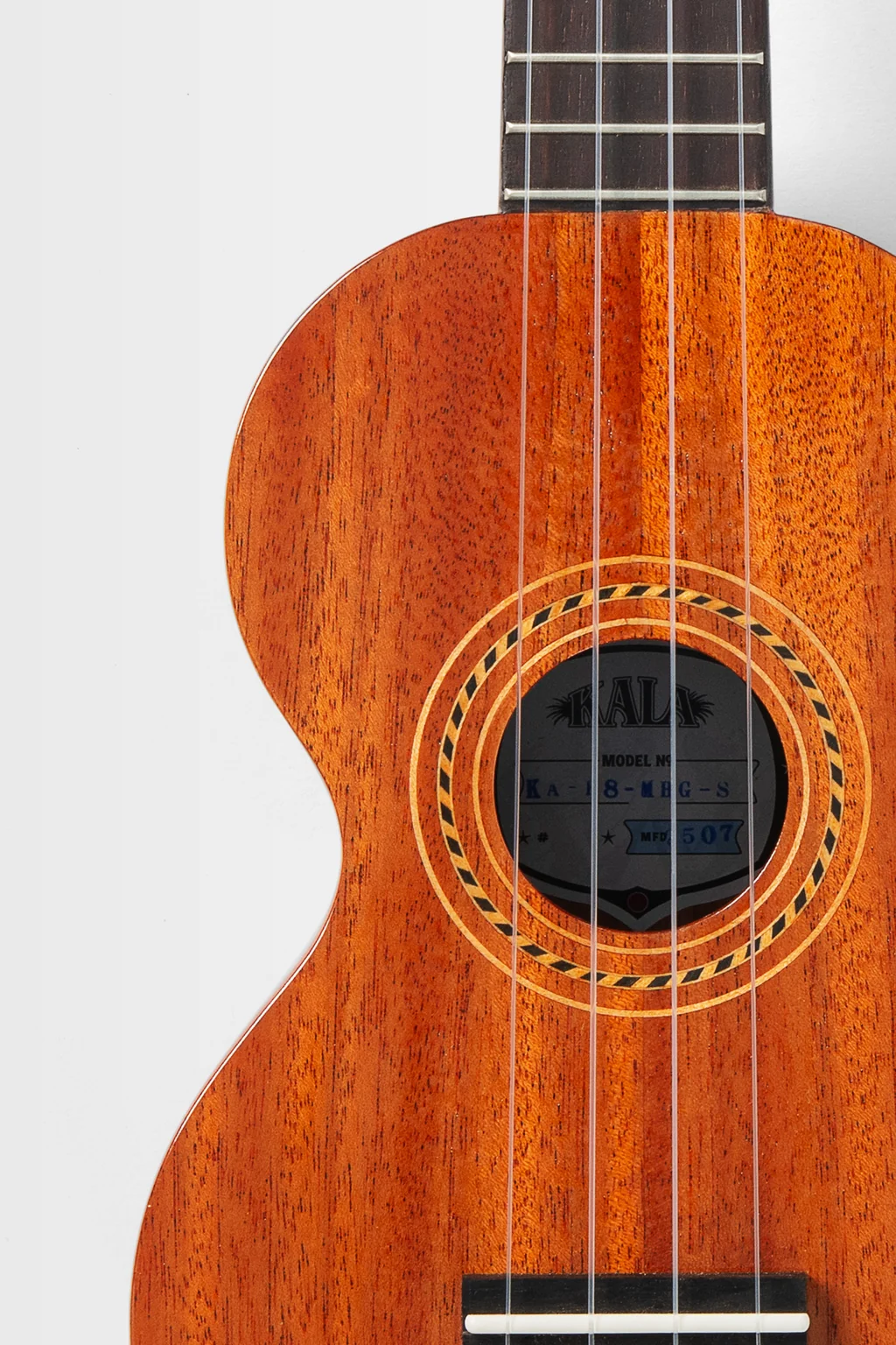 Pan Pacific All Solid Mahogany Figure 8 Soprano Ukulele