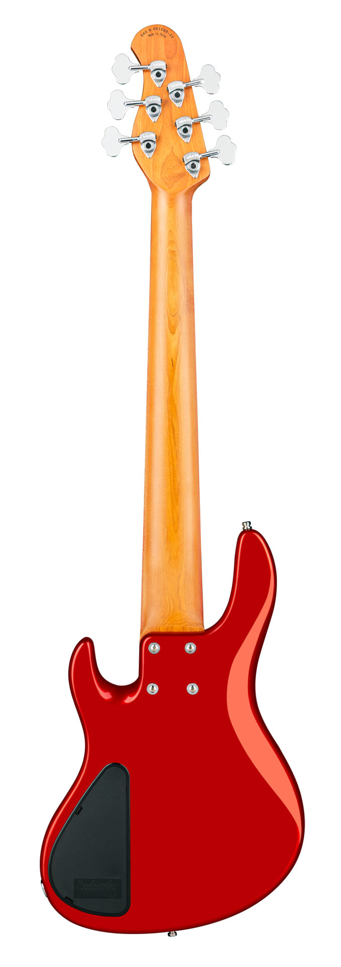 MetroExpress 24-Fret Modern Bass, 6-String - Solid Candy Apple Red Metallic High Polish