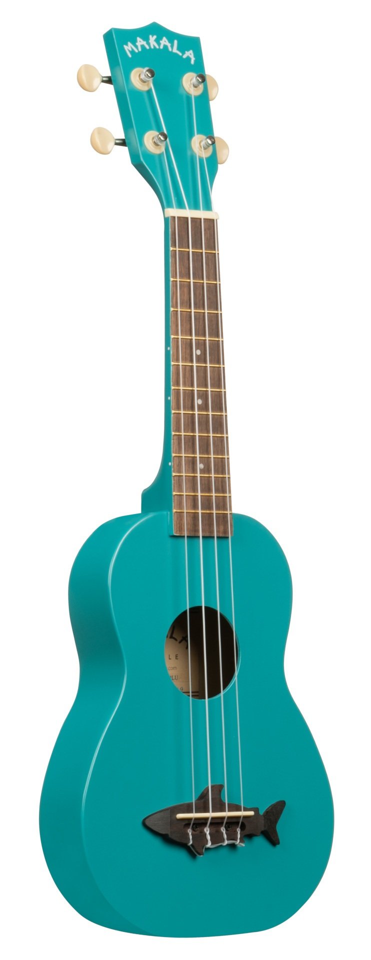Makala Shark MK-SS-BLU - Blue Soprano Shark Ukulele, with Tote Bag