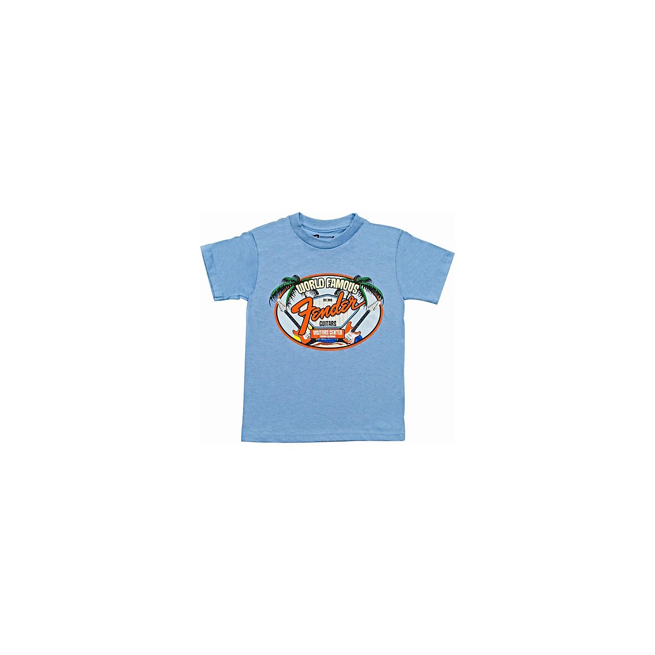 World Famous Visitor's Center Youth T-Shirt, Light Blue (XS)