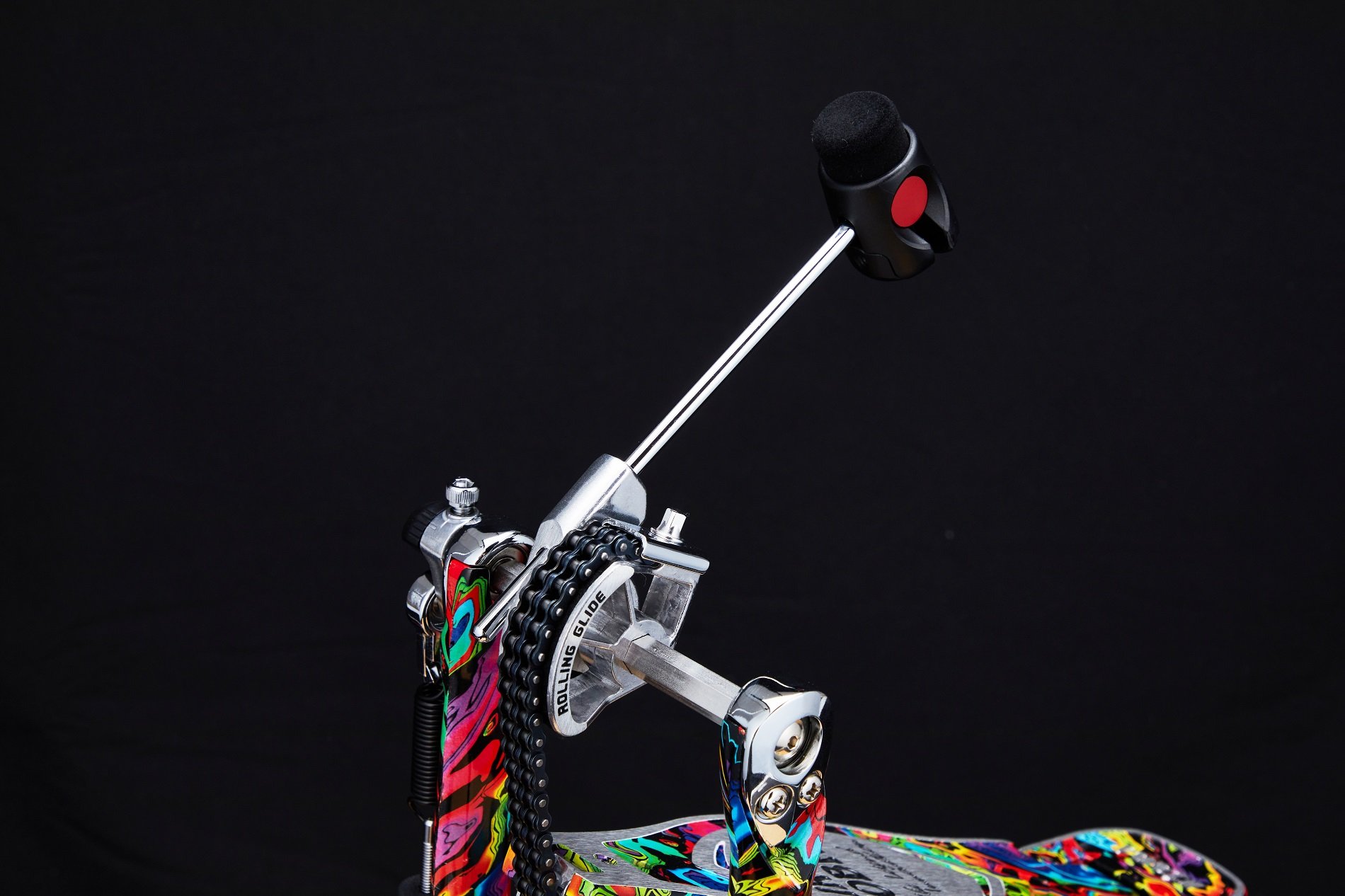 50th Limited Iron Cobra Marble Psychedelic Rainbow Rolling Glide Single Pedal