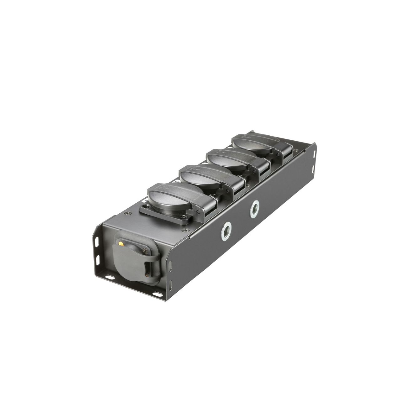 Stromverteiler 4 x IP54 + Schwarz & Gelb Power I/O