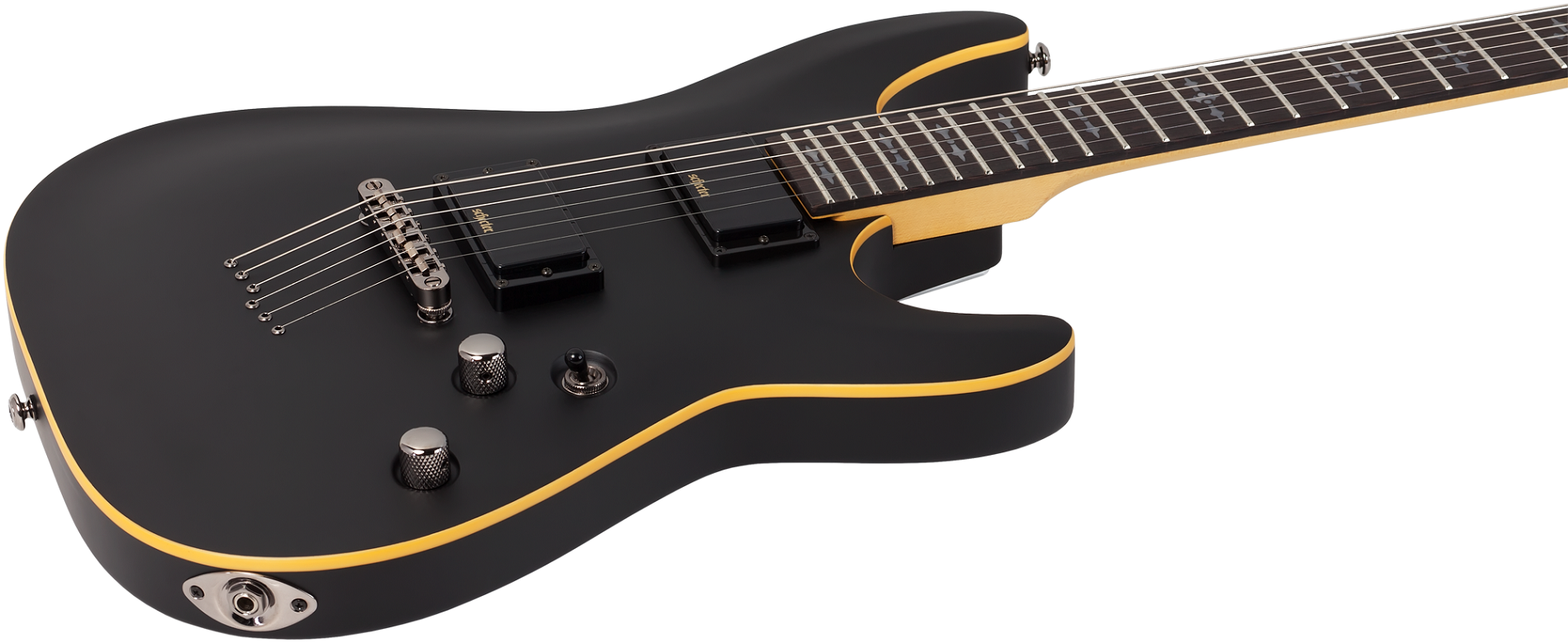 Demon 6, Aged Black Satin - E-Gitarre