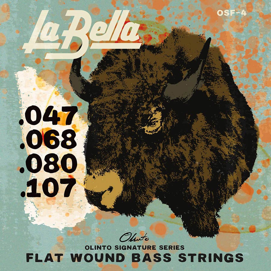 L-OSF-4 Olinto Signature Flats Stringset E-Bass 047-107