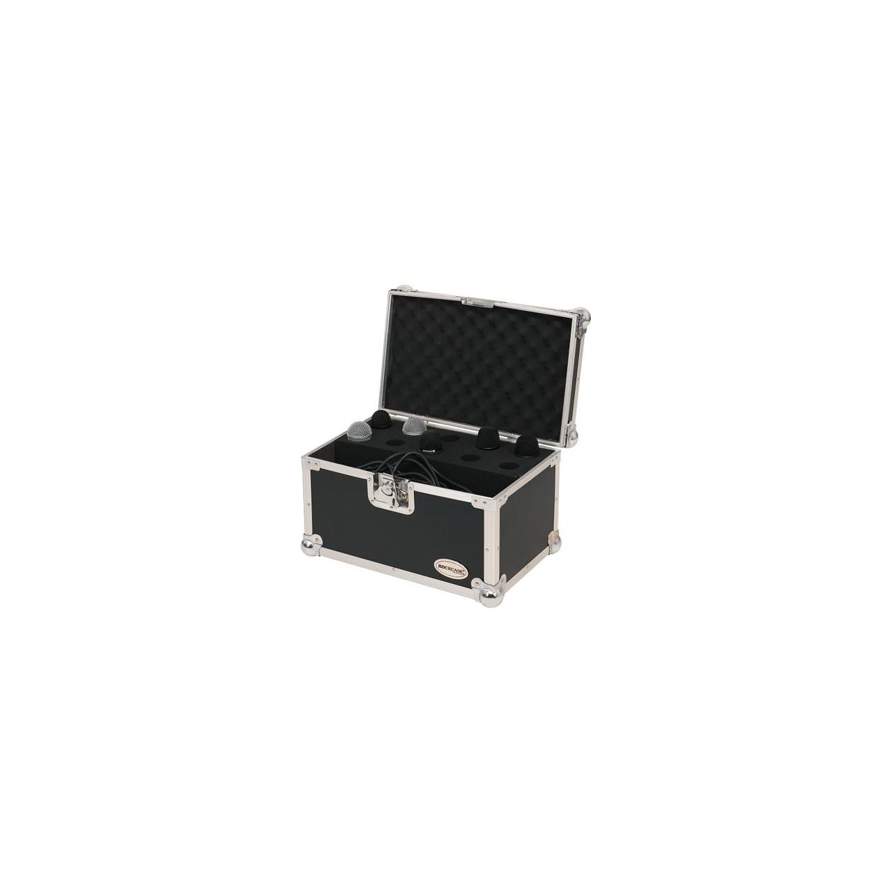 RockCase Flight Case für 10 Mikrofone