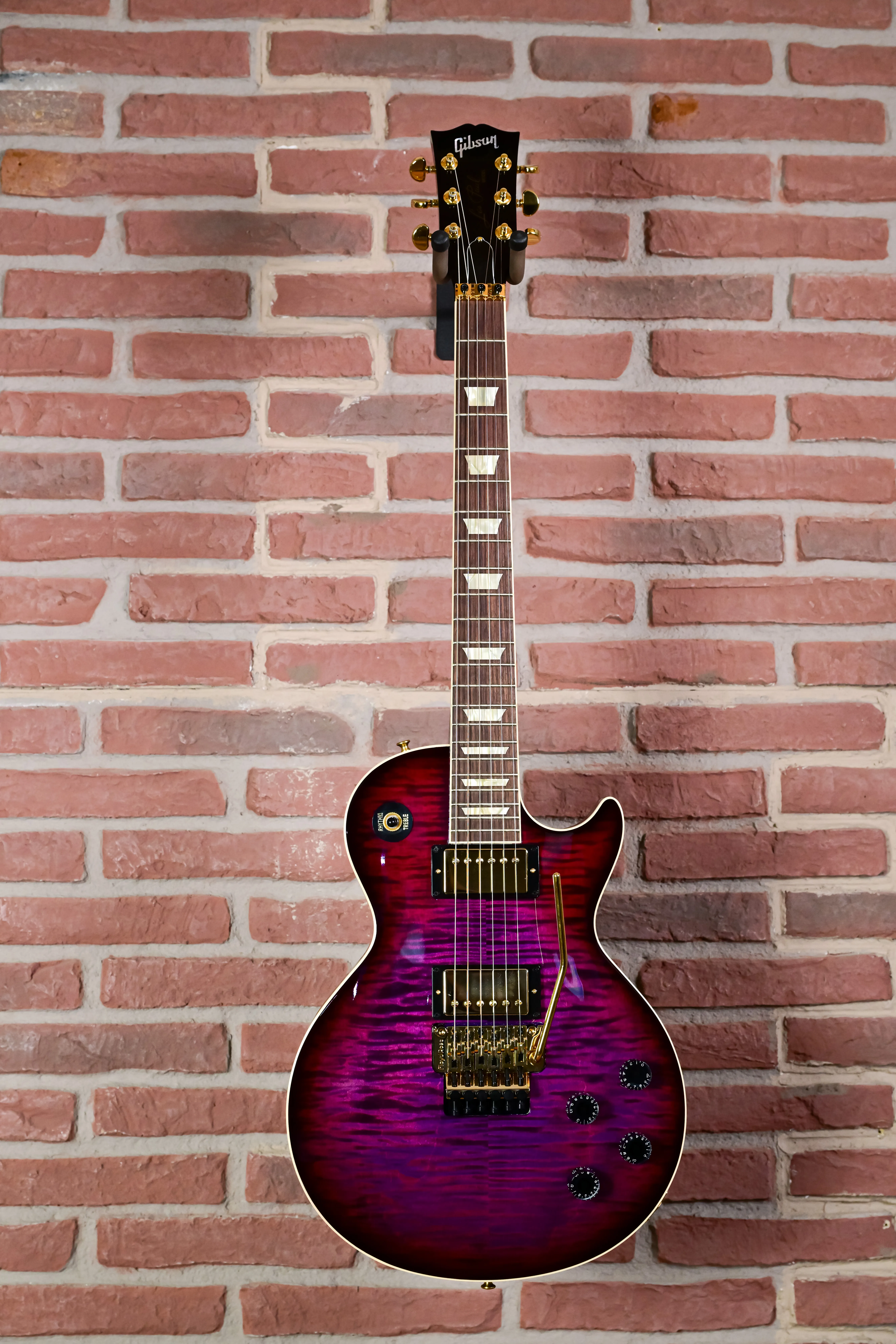 Les Paul Axcess Standard Tri Berry Burst Floyd Rose Gold Hardware Custom Shop