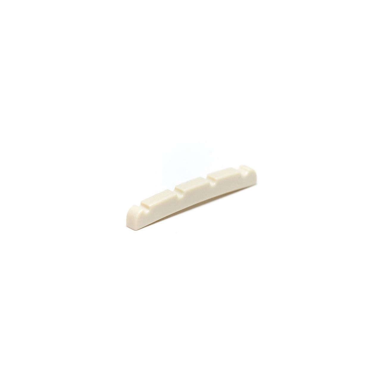 TUSQ LQ-1214-10 - F-Style J-Style Bass Nut, Curved Bottom, Slotted, 4-String - Luthier's Pack, 10 pc