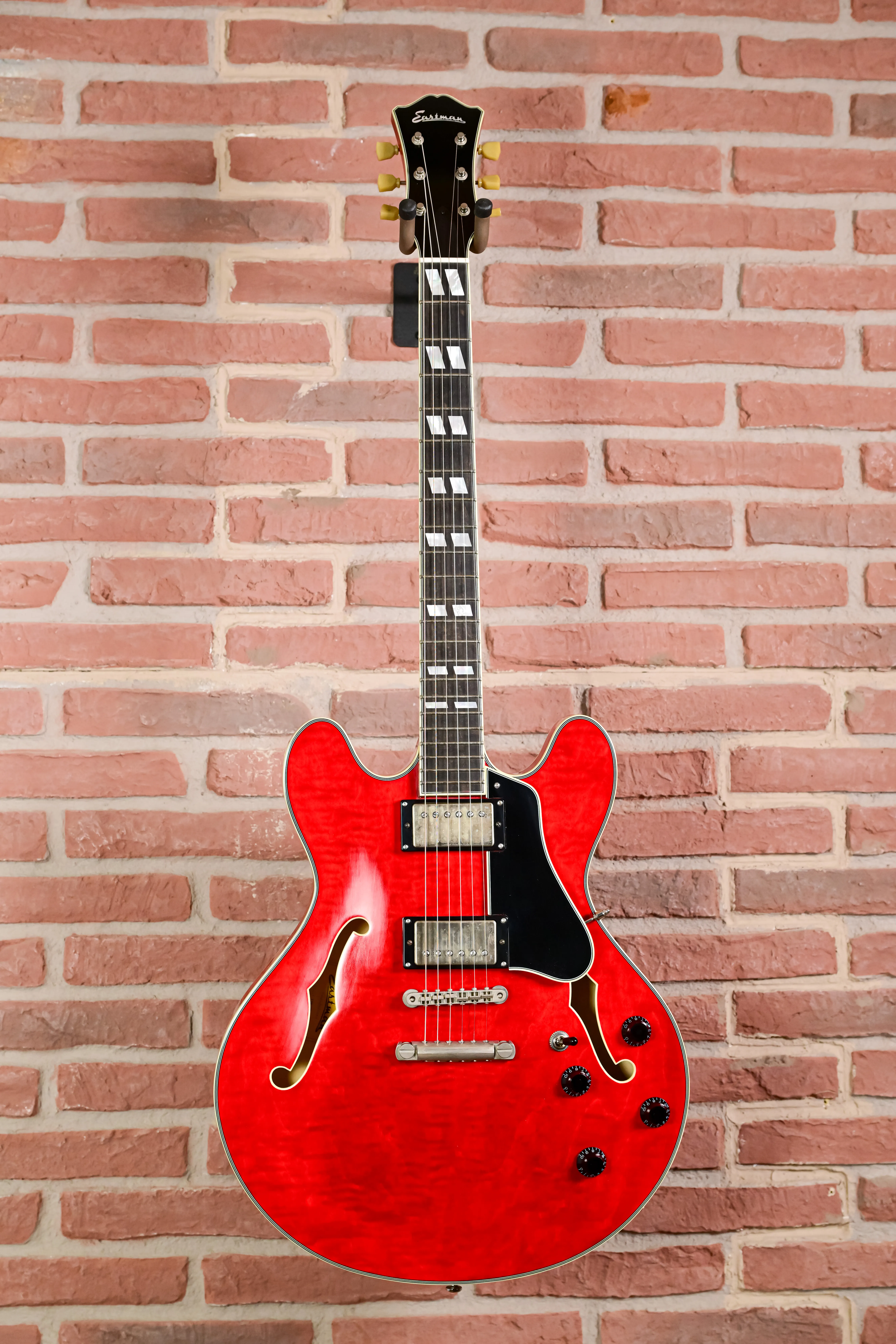 T59/TV-RD Thinline Hollowbody E-Gitarre Antique Red