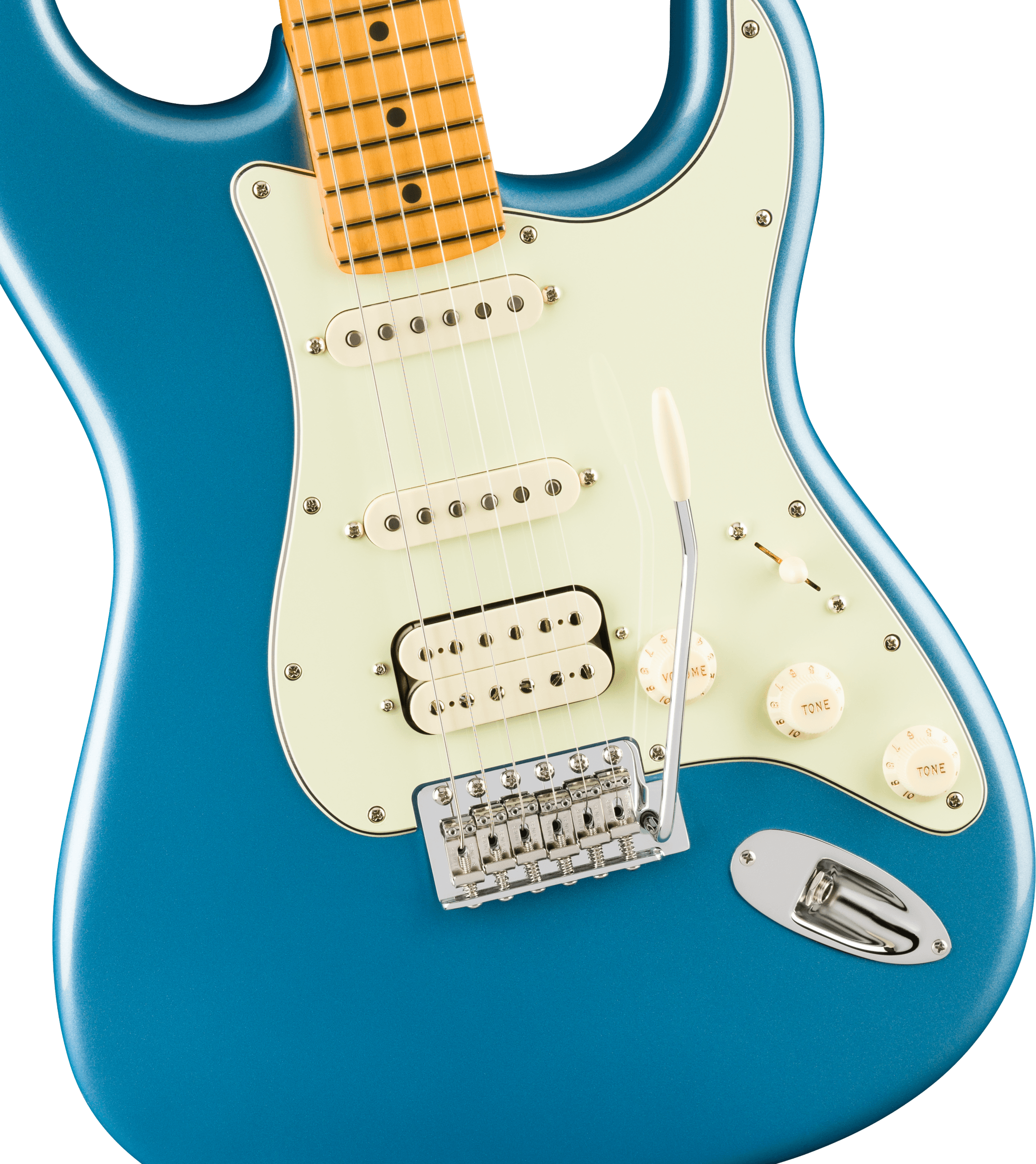 American Professional Classic Stratocaster HSS Faded Lake Placid Blue