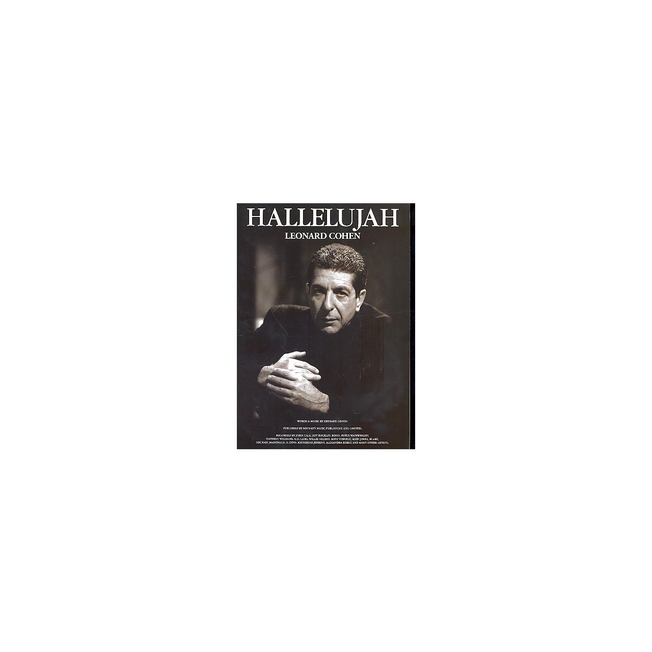 Cohen, Leonard: Hallelujah, for piano/vocal/guitar