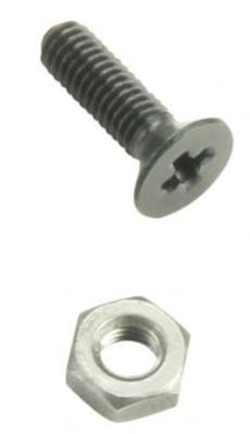 Kreuzschlitzschraube M3 x 10 mm mit Mutter