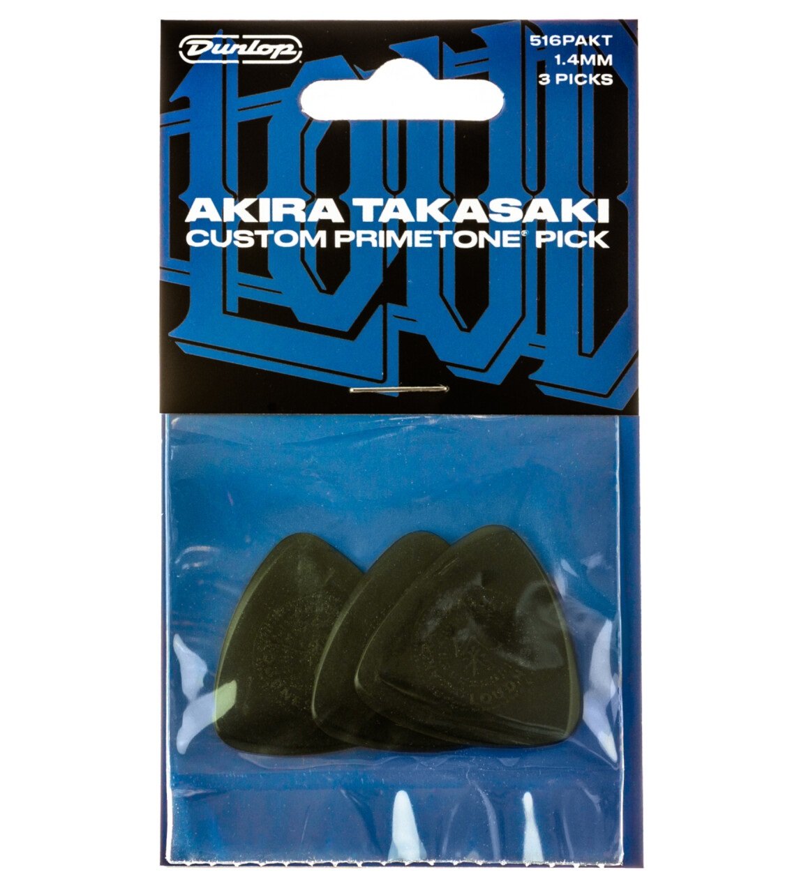 Akira Takasaki Custom Primetone Picks, Player's Pack, 3 pcs., 1.40 mm