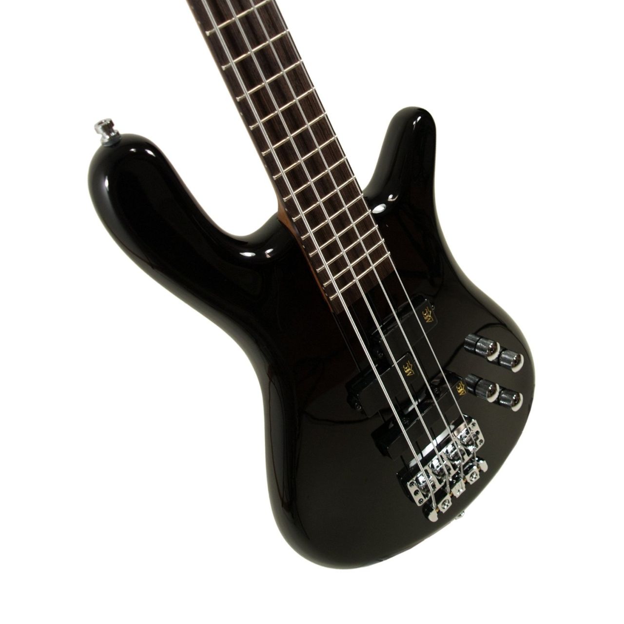 Teambuilt Pro Series Streamer LX, 4-String - Solid Black High Polish