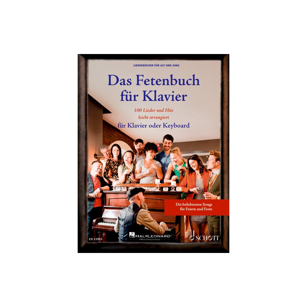Klavierliederbuch, Notenbuch, 100 Lieder, Klavier und Keyboard, Partyhits