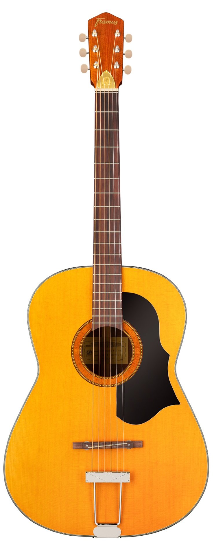 Vintage 05/024 Hootenanny 6-String, Vintage Tinted Nitro, Case