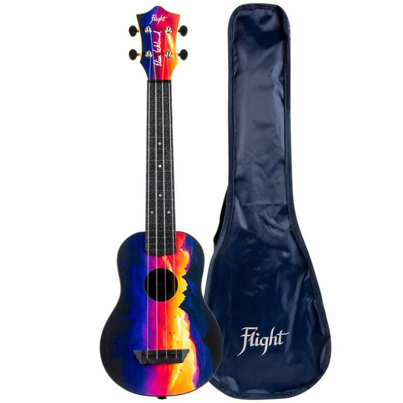TUSL-EE SUNSET Elise Ecklund Signature Concert Scale Soprano Ukulele