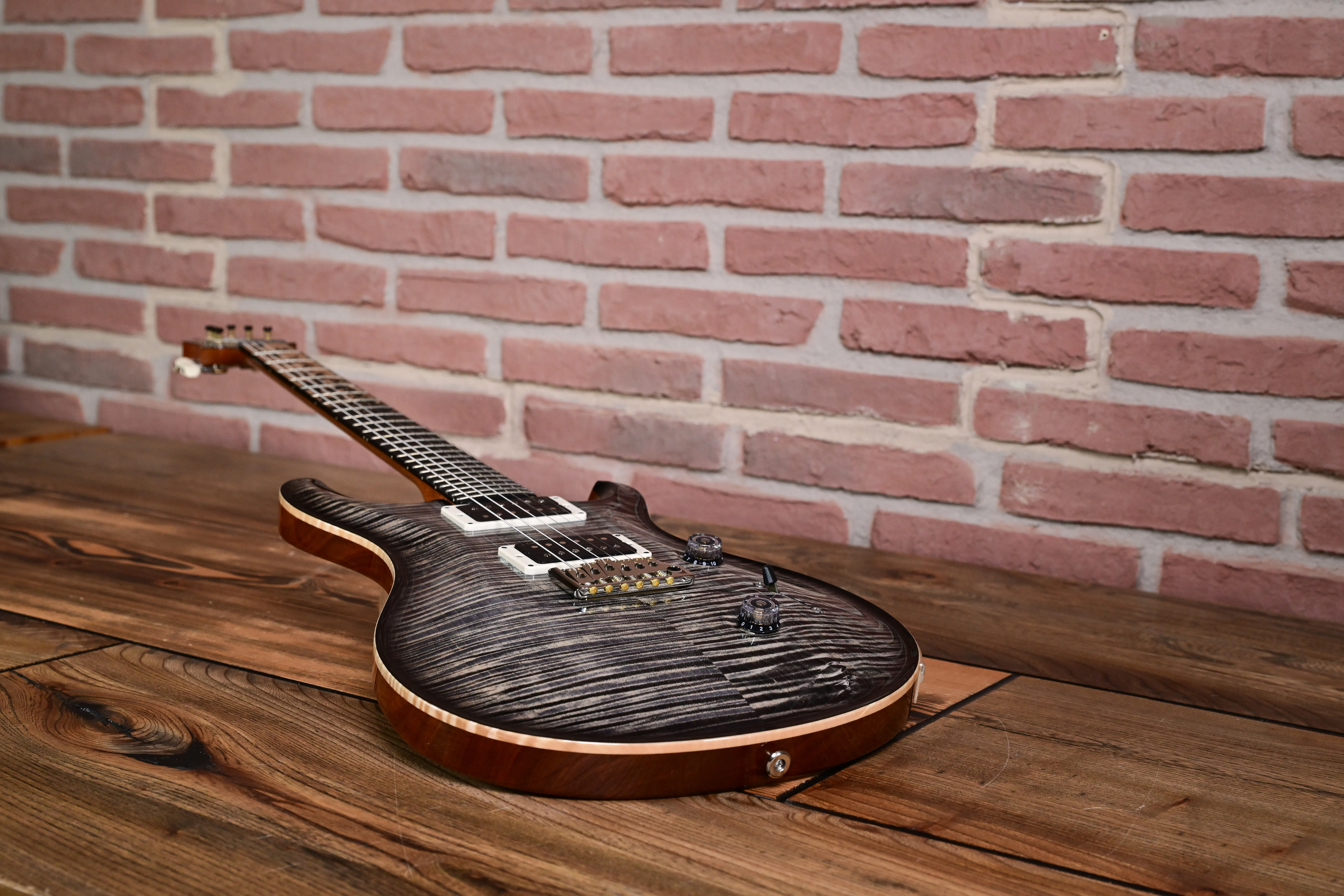 Custom 24 Birds of a Feather Limited Charcoal Microburst E-Gitarre