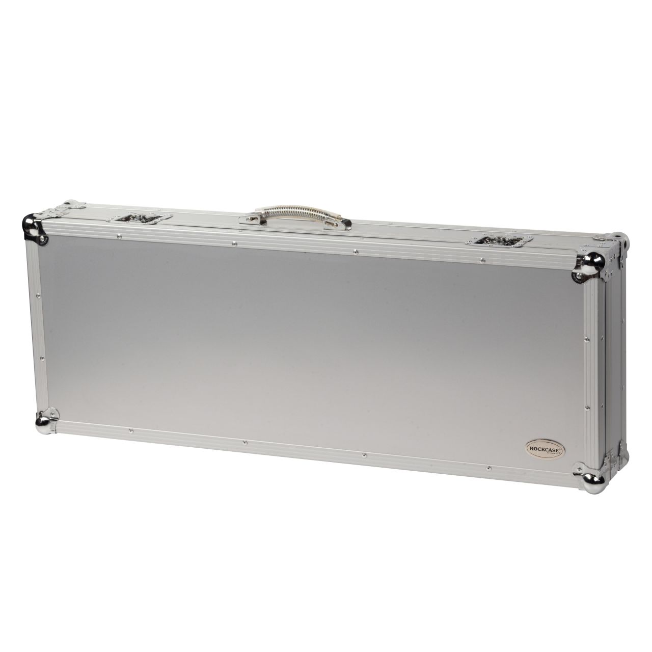 Professional Flight Case Electric Guitar, silver Alu