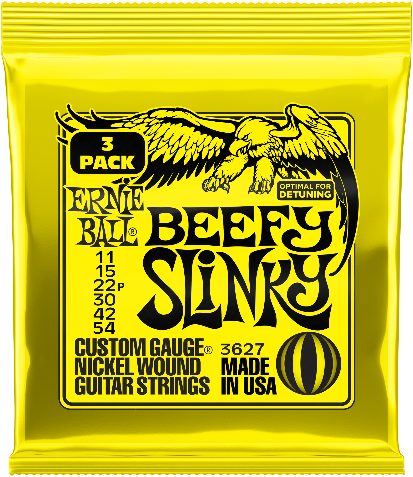 EB3627 Slinky Nickel Beefy 11-54 3er-Pack