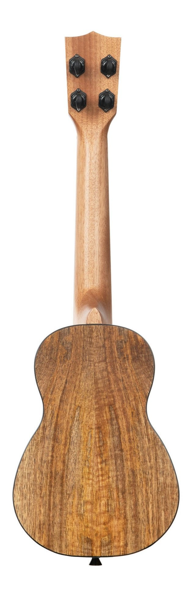 KA-CM-SLN Soprano Long Neck Ukulele Curly Mango with Bag