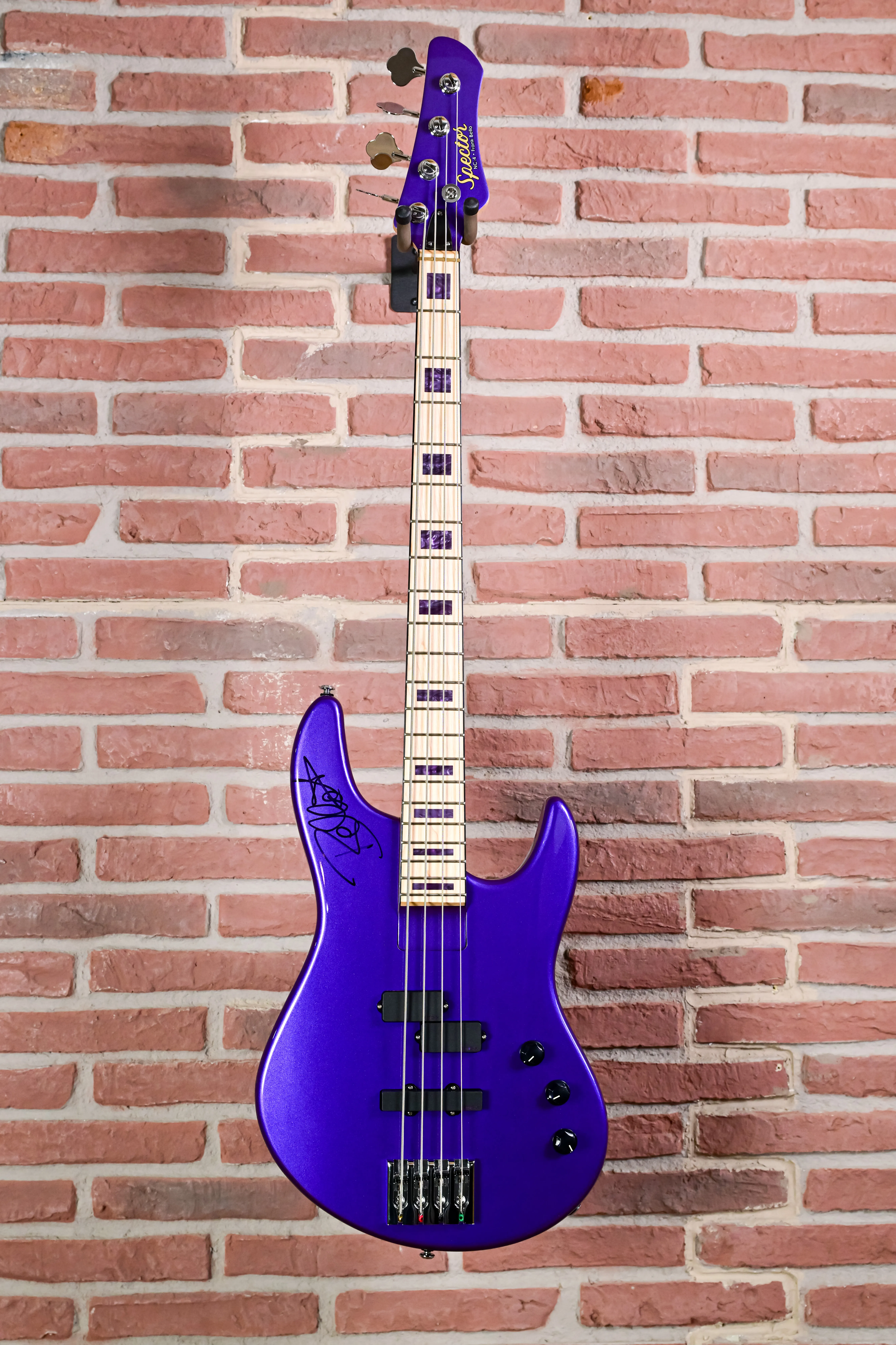 NC-4 Signed by Frank Bello Signature Bass Metallic Purple #1