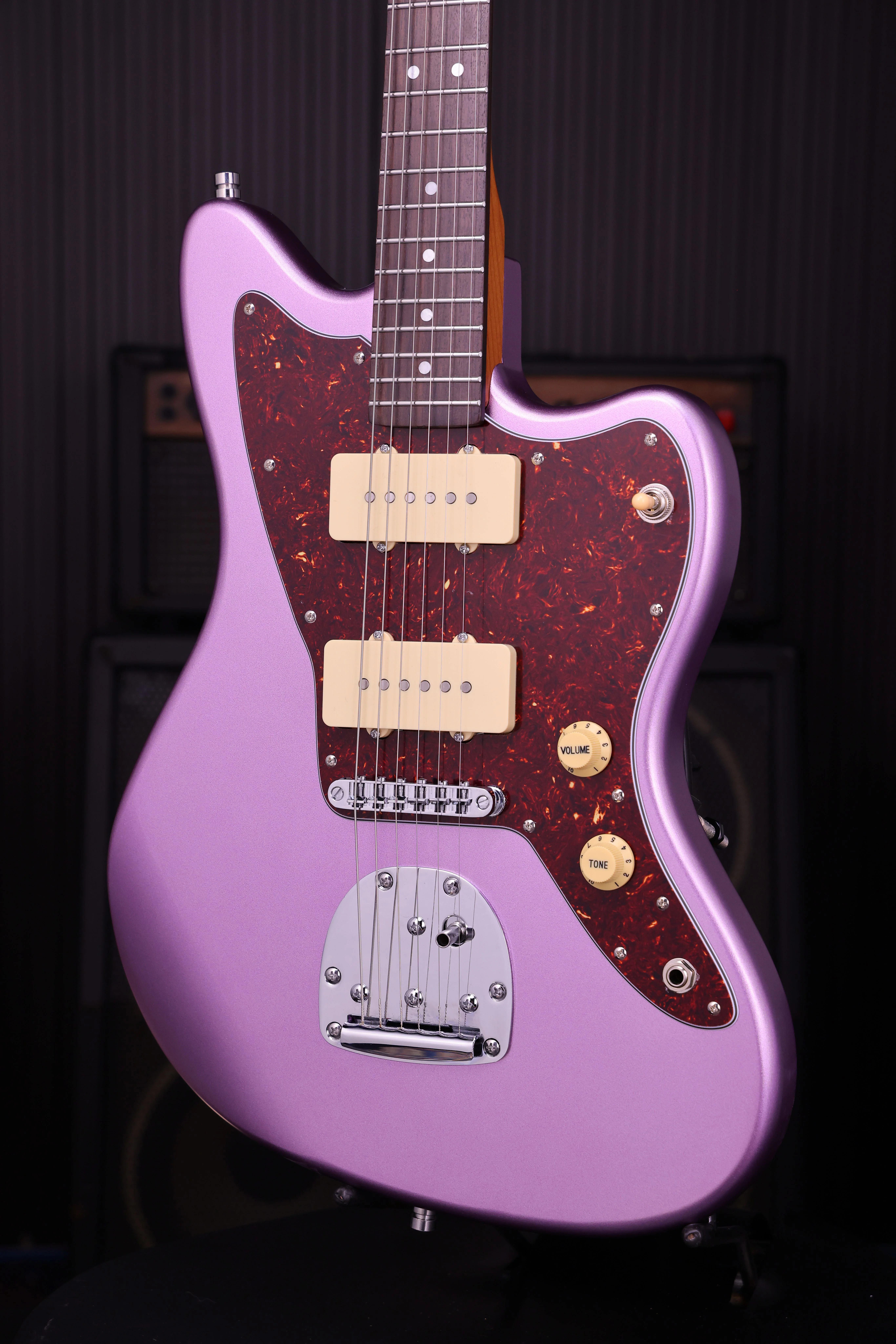 PJ-3 Purple P90 E-Gitarre
