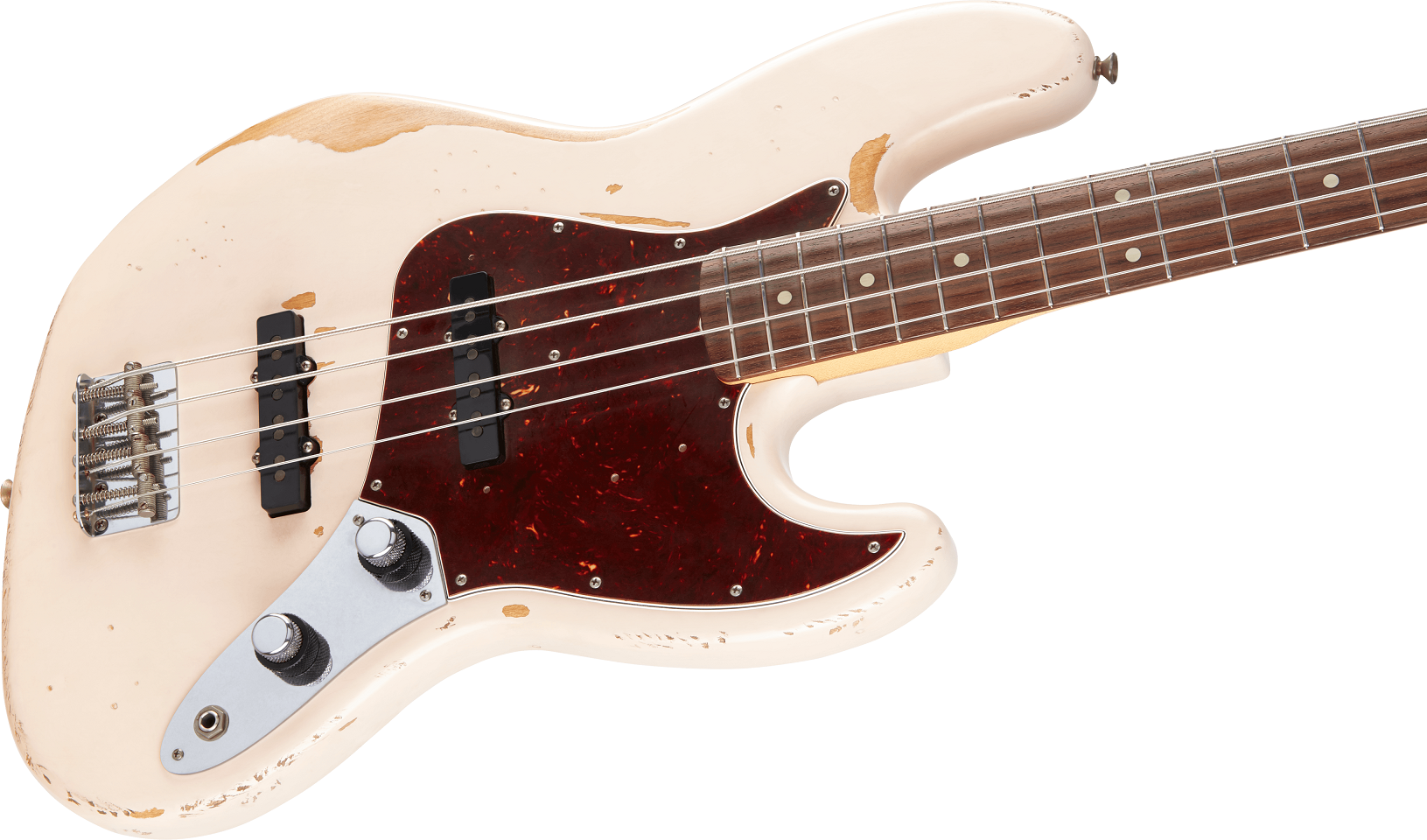 Flea Jazz Bass Roadworn Shell Pink Signature E-Bass