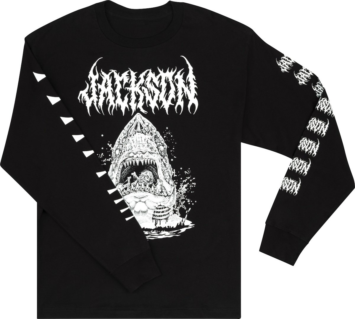 Sharkrot L/S T-Shirt, Black, S