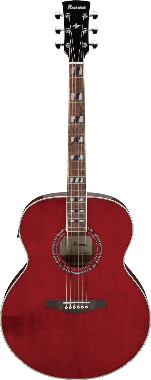 AJ70M1E-WR Wine Red Artwood Jumbo Westerngitarre