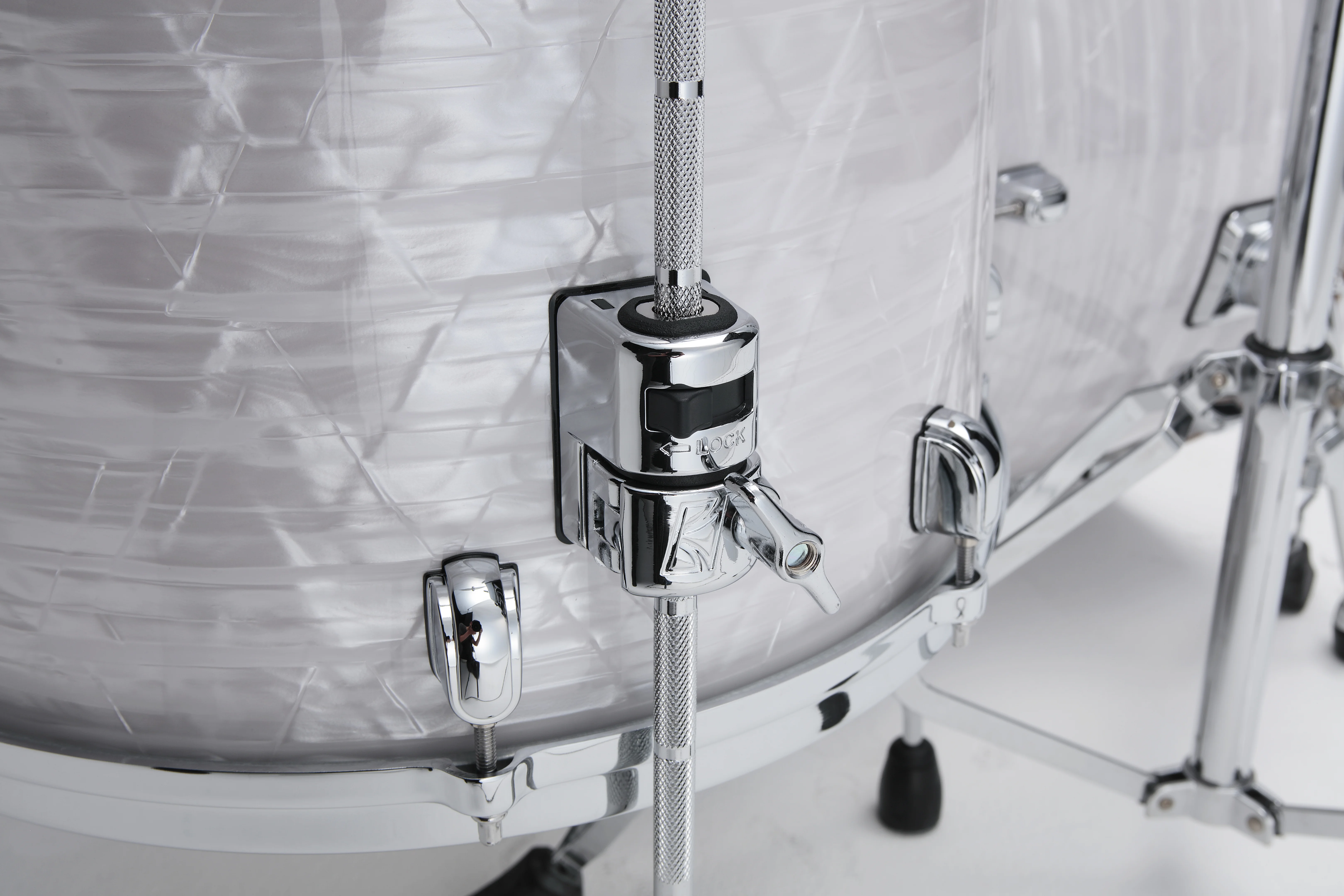 Starclassic Walnut/Birch Duracover Wrap Shell Kit 3 teilig - White Pearl/Chrom HW