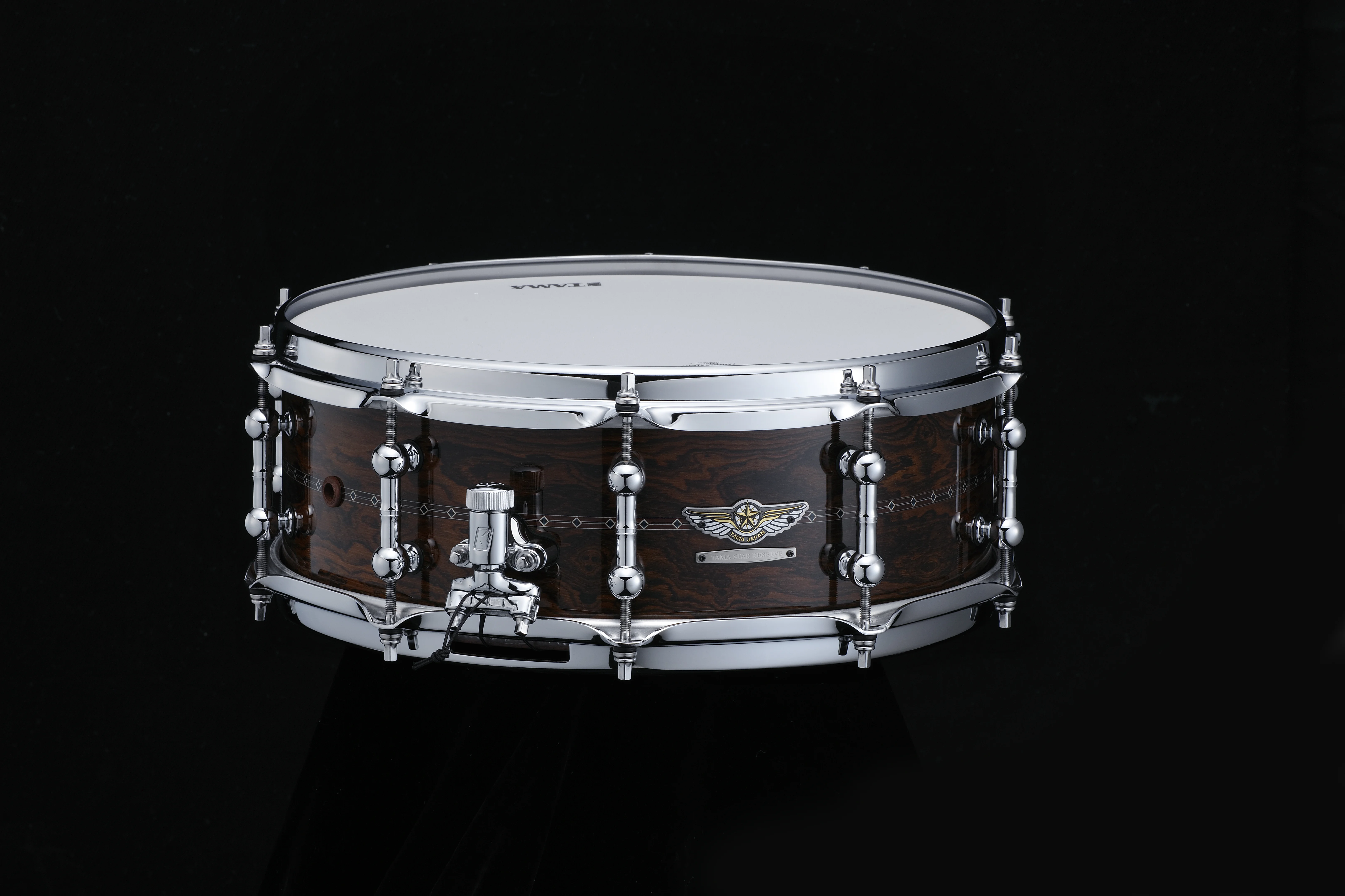 Limited Star Reserve Bubinga/Walnut Snaredrum 14" x 5"