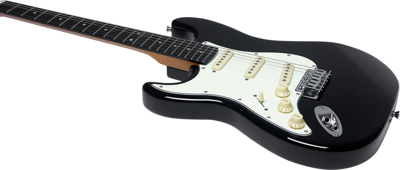 ST-300 Lefty E-Gitarre Black