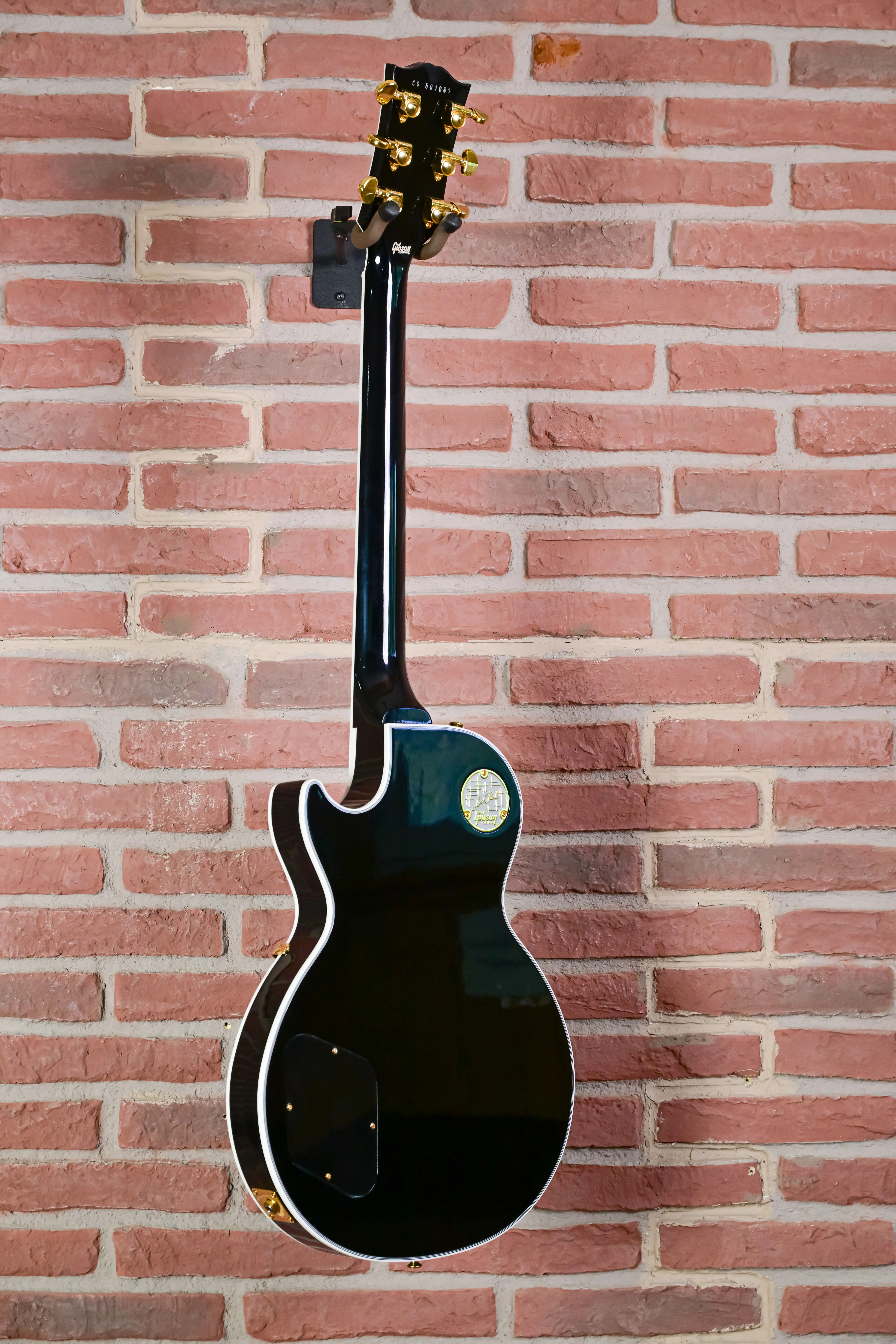 Les Paul Custom Long Scale Ebony Gloss Gold Hardware Custom Shop