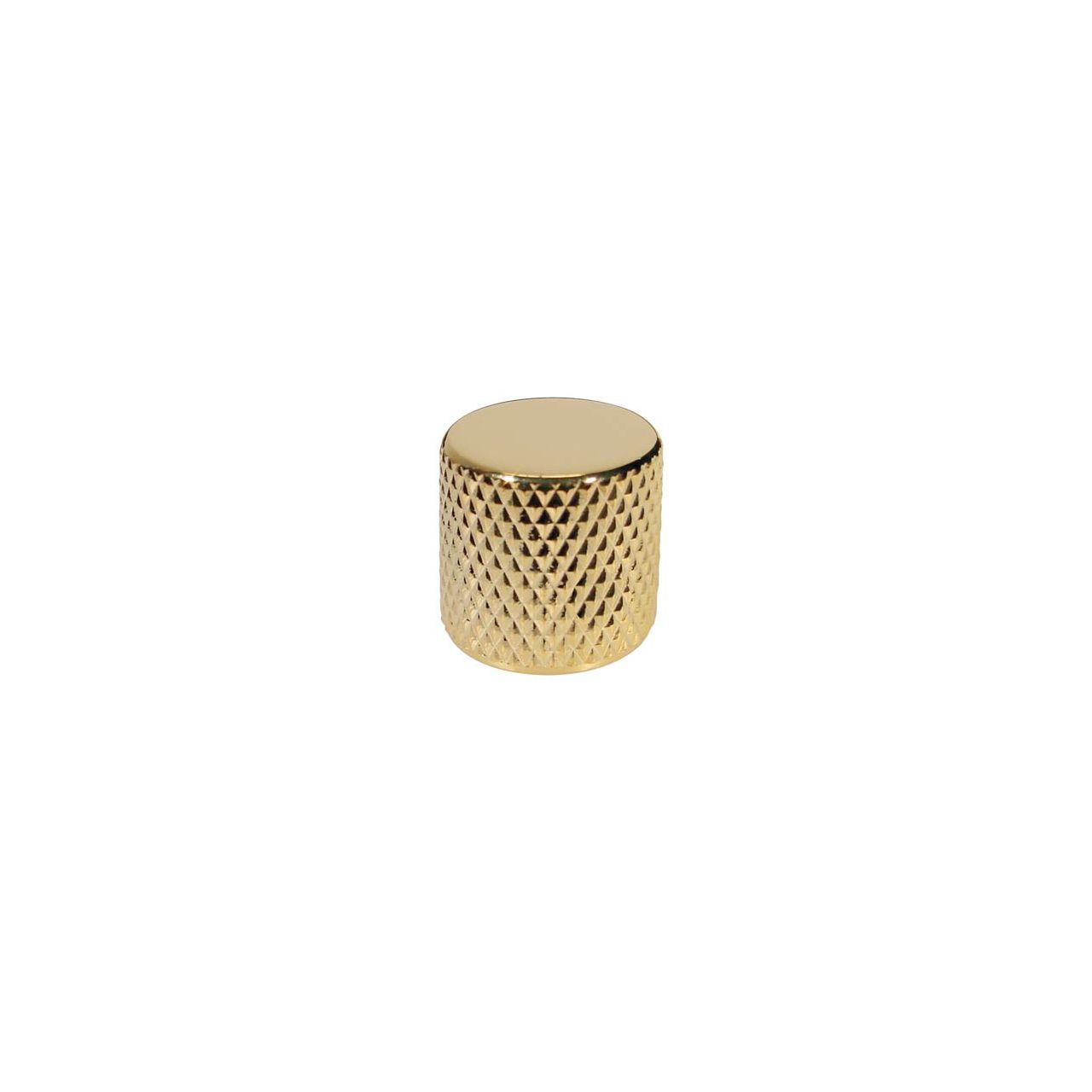 Potiknopf, Dome Knob, Metall, gold, 19,0mmx19.0mm, push on, 6,0mm Schaft